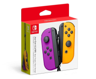 NINTENDO Switch Kontrolery Joy-Con Pair Neon Purple/Neon Orange Zestaw - 516737 - zdjęcie 2